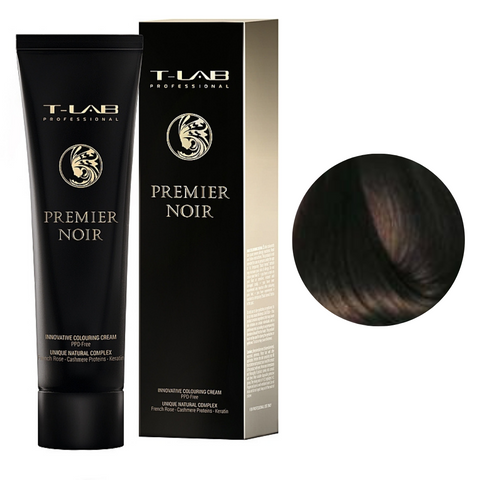 Крем-фарба для волосся T-Lab Premier Noir Colouring Cream №3.0 Natural Dark Brown 100 мл 0000000019398 фото