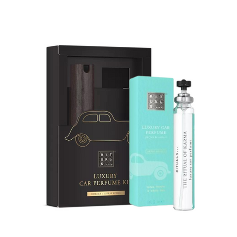 Набір для авто Rituals The Ritual Of Karma Luxury Car Perfume Kit Holder+1 Spray Refill 0000000020666 фото