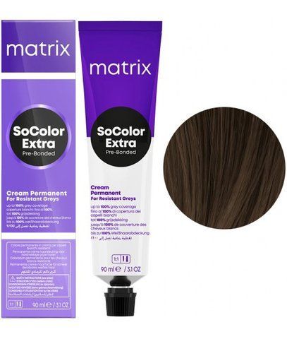 Крем-фарба для волосся Matrix Socolor Beauty Extra №507AV Блондин попелясто-перламутровий 90 мл 0000000022504 фото