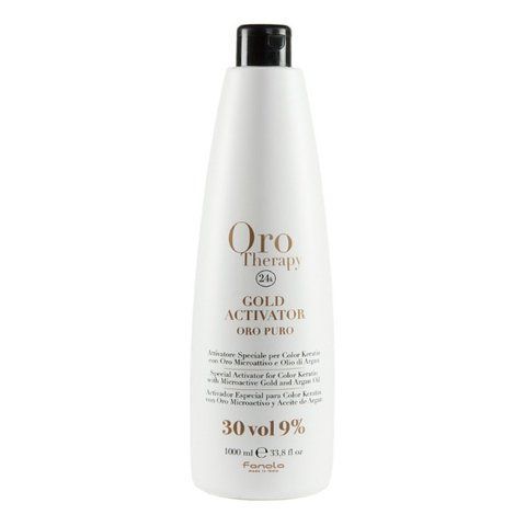 Окислитель с микрочастицами золота Fanola Oro Therapy 9% 30 Vol 1000 мл 0000000009771 фото