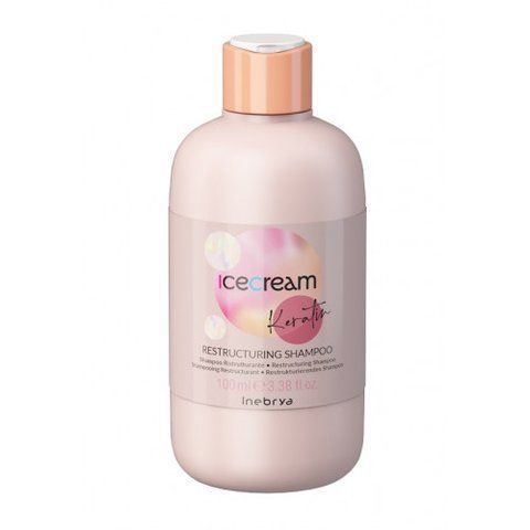 Шампунь відновлюючий з кератином Inebrya Keratin Restructuring Shampoo 300 мл 0000000017423 фото