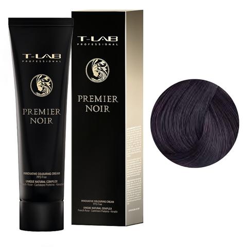 Крем-фарба для волосся T-Lab Premier Noir Colouring Cream №3.22 Deep Purple Dark Brown 100 мл 0000000019413 фото