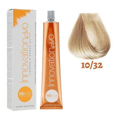 Крем-фарба для волосся BBCos Innovation Evo №10.32 Blond Extra Light Honey 100 мл 0000000019074 фото