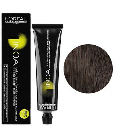 Крем-фарба для волосся Loreal Professionnel INOA 4/8 Шатен мокко 60 мл 0000000005922 фото