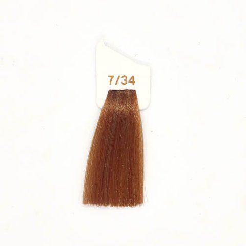 Крем-фарба аміачна для волосся Inebrya Сolor №7/34 Blonde Copper Golden 100 мл 0000000017464 фото