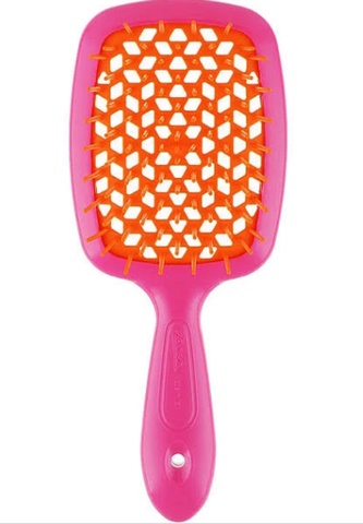 Щетка для волос Janeke Superbrush Розово-оранжевая 0000000017000 фото