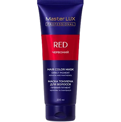 Маска тонирующая для волос Master LUX Professional Hair Color Mask №55 Red 200 мл 0000000023196 фото