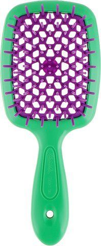 Щітка для волосся Janeke Superbrush Салатово-фіолетова 0000000016173 фото