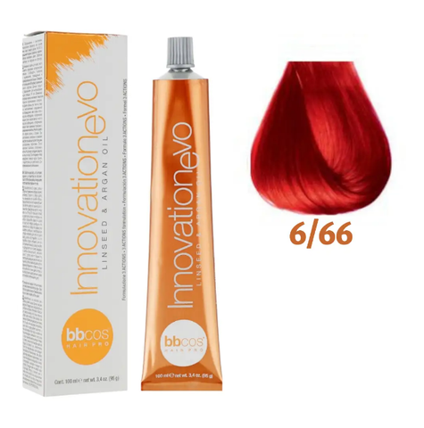Крем-краска для волос BBCos Innovation Evo №6/66 Blonde Dark Red Intence 100 мл 0000000020173 фото