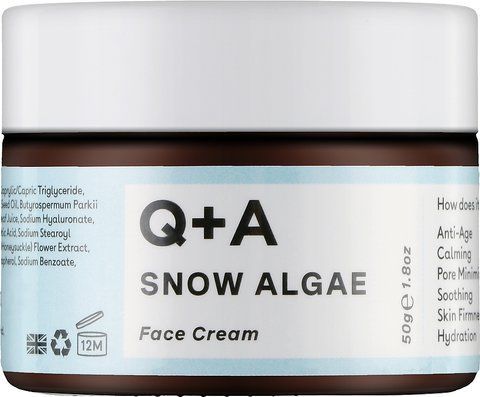 Крем для обличчя зі сніжною водорістю Q+A Snow Algae Intensive Face Cream 50 г 0000000018926 фото