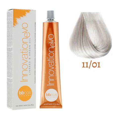 Крем-фарба для волосся BBCos Innovation Evo №11.01 Very Light Natural Blond 100 мл 0000000019077 фото