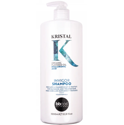 Шампунь для пошкодженого волосся BBcos Kristal Invigor Shampoo 1000 мл 0000000021991 фото
