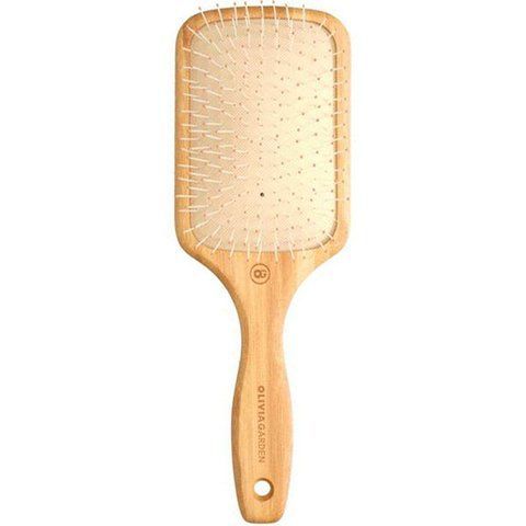 Щетка для волос бамбуковая квадратная Olivia Garden Touch Detangle Nylon L 0000000016874 фото
