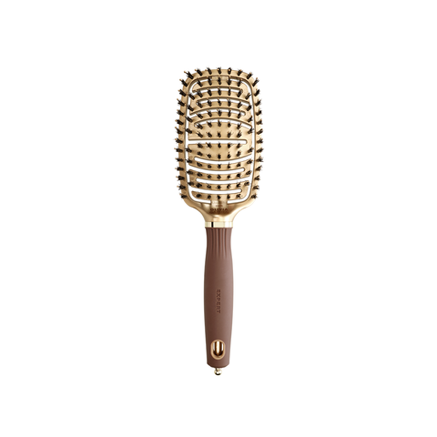 Щітка для волосся Olivia Garden Expert Care Flex Boar Bristles Gold Brown 0000000020928 фото