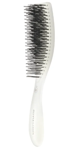Щітка для укладання волосся Olivia Garden Essential Style Wet Fine Hair Bristles Ice White 0000000020927 фото