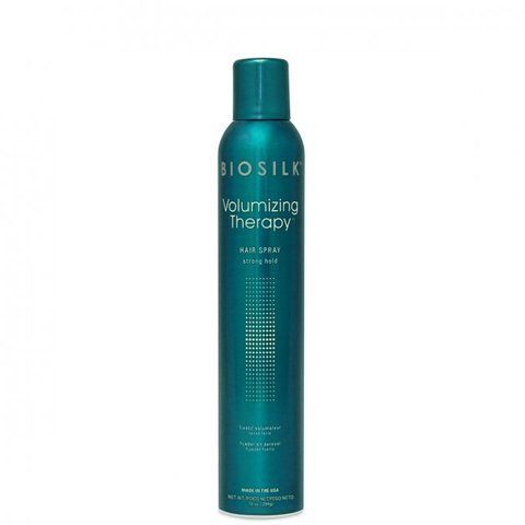 Лак для волосся сильної фіксації BioSilk Volumizing Therapy Hairspray Strong Hold 284 мл 0000000016176 фото