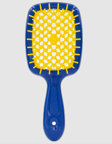 Щітка для волосся Janeke Superbrush Синьо-жовта 0000000016038 фото