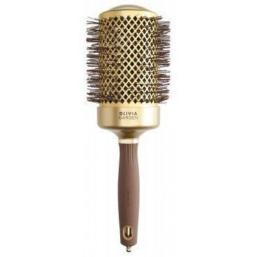 Термобрашинг для волосся Olivia Garden Expert Blowout Shine Gold-Brown 65d 0000000019581 фото