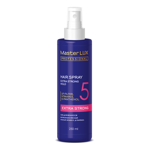 Лак для волосся екстрасильної фіксації Master LUX Professional Hair Spray 250 мл 0000000014447 фото
