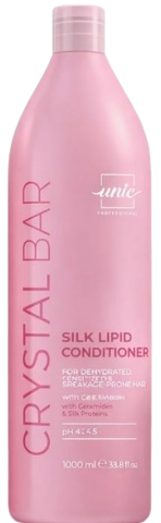 Кондиціонер для чутливого до ламкості волосся Unic Crystal Bar Silk Lipid 1000 мл 0000000022569 фото