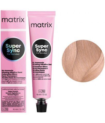 Крем-фарба безаміачна Matrix Super Sync Pre-Bonded №SPM Pastel mocha 90 мл 0000000020953 фото