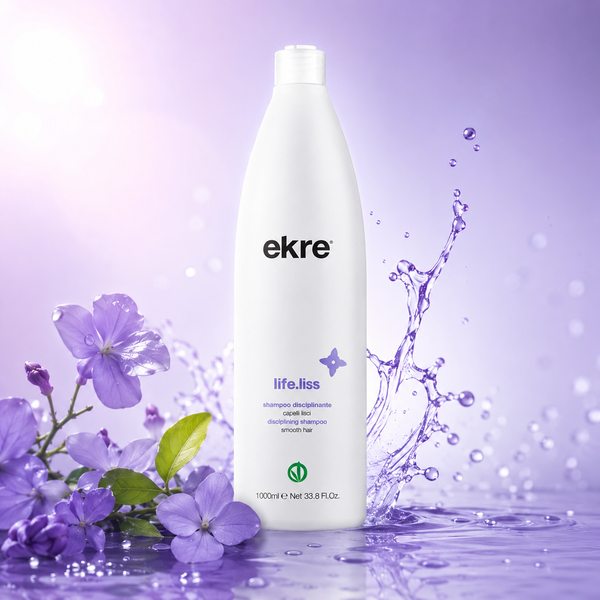 Шампунь для гладкості волосся EKRE Life.Liss Shampoo 1000 мл 0000000004494 фото