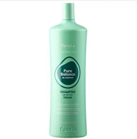 Шампунь проти жирної шкіри голови Fanola Vitamins Pure Balance 1000 мл 0000000017886 фото