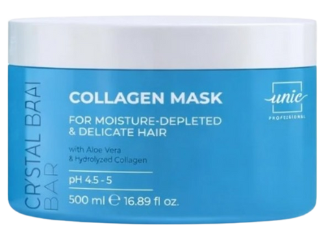 Маска для глибокого зволоження волосся Unic Crystal Bar Collagen 500 мл 0000000022573 фото