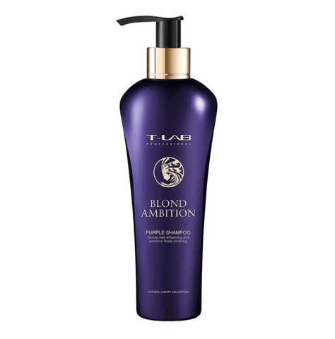 Шампунь фіолетовий для світлого волосся T-LAB Blond Ambition Purple Shampoo 300 мл 0000000019387 фото