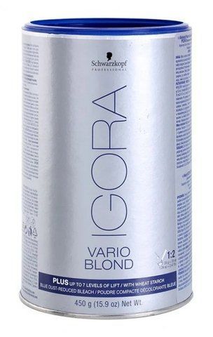 Пудра освітлююча Schwarzkopf Professional Igora Vario Blond Plus 450 мл 0000000016179 фото