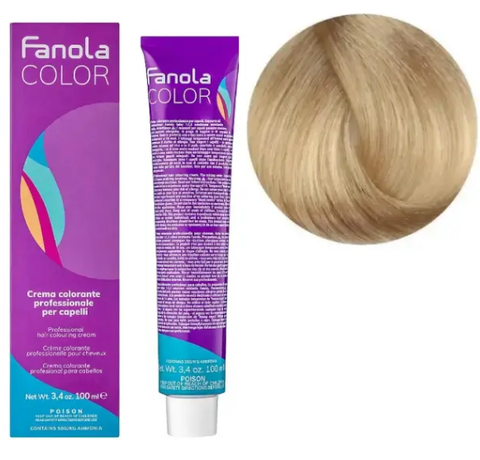 Крем-фарба для волосся Fanola №10/03 Warm blonde platinum 100 мл 0000000006485 фото