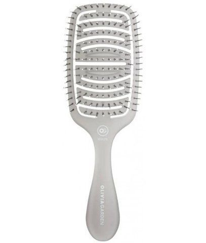 Щетка для волос Olivia Garden Essential Care Flex Medium Hair Bristles Ice Grey 0000000020438 фото