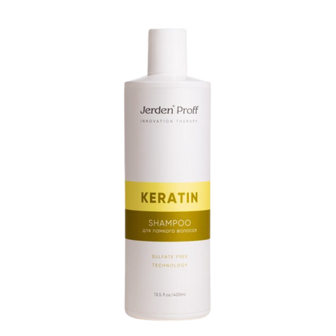 Шампунь для волос бессульфатный с кератином Jerden Proff Sulfate Free Shampoo 400 мл 0000000016761 фото