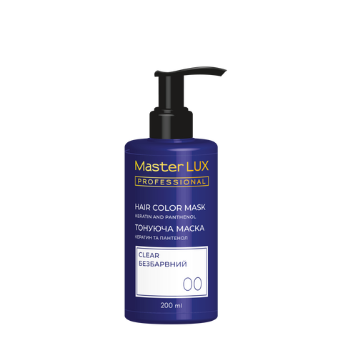 Маска тонирующая для волос Master LUX Professional Hair Color Mask №00 Clear 200 мл 0000000020024 фото