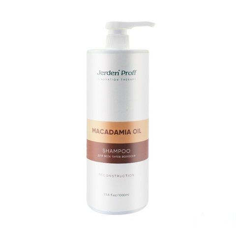 Шампунь для волос с маслом макадамии Jerden Proff Macadamia Oil Shampoo 1000 мл 0000000013096 фото