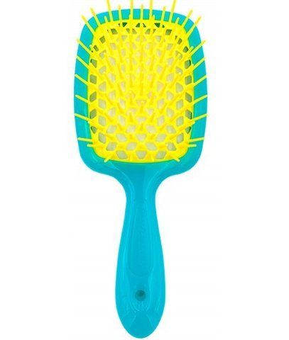 Щетка для волос Janeke Superbrush Голубовато-желтая 0000000016474 фото