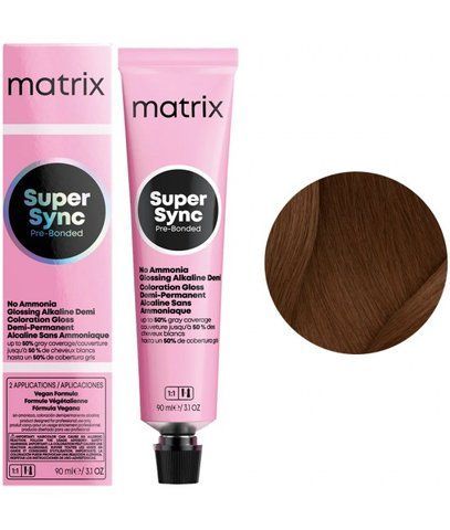 Крем-фарба безаміачна Matrix Super Sync Pre-Bonded №6N Dark blond natural 90 мл 0000000020945 фото