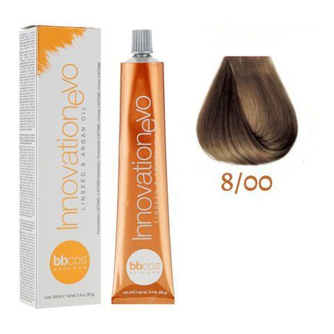 Крем-фарба для волосся BBCos Innovation Evo №8.00 Intense Light Blond 100 мл 0000000019145 фото