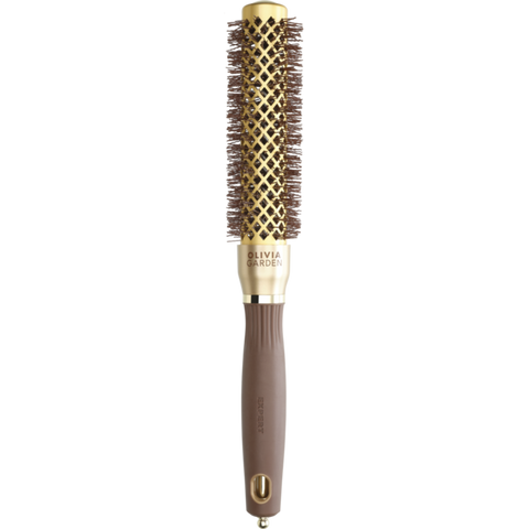 Брашинг для волосся Olivia Garden Expert Blowout Speed Wavy Bristles Gold & Brown 25 мм 0000000021303 фото
