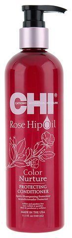 Кондиціонер для фарбованого волосся CHI Rose Hip Oil Color Nurture Protecting Conditioner 340 мл 0000000013034 фото