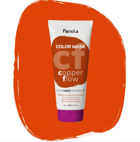 Маска тонирующая для волос Fanola Color Mask Copper Flow 200 мл 0000000020583 фото