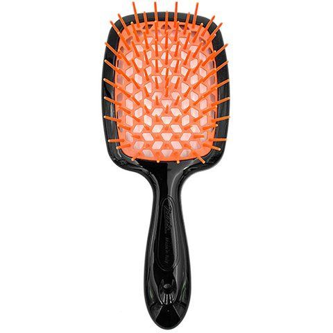Щетка для волос Janeke Superbrush Черно-оранжевая 0000000015145 фото