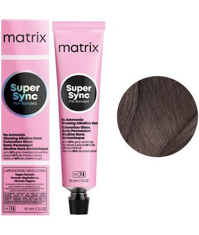 Крем-фарба безаміачна Matrix Super Sync Pre-Bonded №6P Dark blonde pearl 90 мл 0000000020946 фото