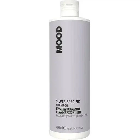 Шампунь фіолетовий для нейтралізації жовтизни Mood Silver Specific Shampoo Pro 400 мл 0000000022814 фото