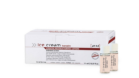Ампули для волосся з кератином Inebrya Keratin Restructuring Lotion 12 шт 11 мл 0000000017418 фото