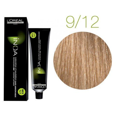 Крем-фарба для волосся L'Oreal Professionnel INOA Mix 1+1 №9/12 Золотисто-попелястий блонд 60 мл 0000000005980 фото