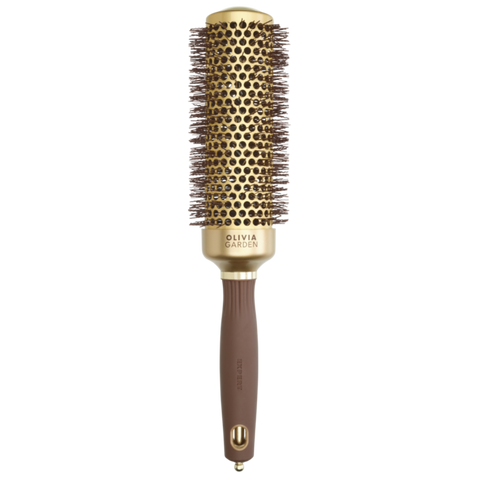 Брашинг для волосся Olivia Garden Expert Blowout Speed Wavy Bristles Gold & Brown 45 мм 0000000021305 фото