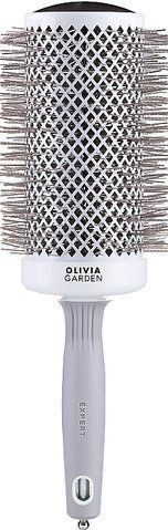 Брашинг для волосся Olivia Garden Expert Blowout Speed Wavy Bristles White & Grey 65 мм 0000000021302 фото