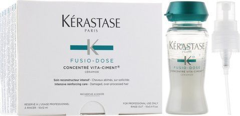 Концентрат для відновлення волосся Kerastase Fuzio Dose Concentre Vita-Ciment 10 шт 12 мл 0000000016270 фото