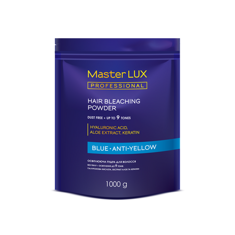 Пудра освітлююча Master LUX Professional Hair Bleaching Powder Blue Anti Yellow 1000 0000000014457 фото